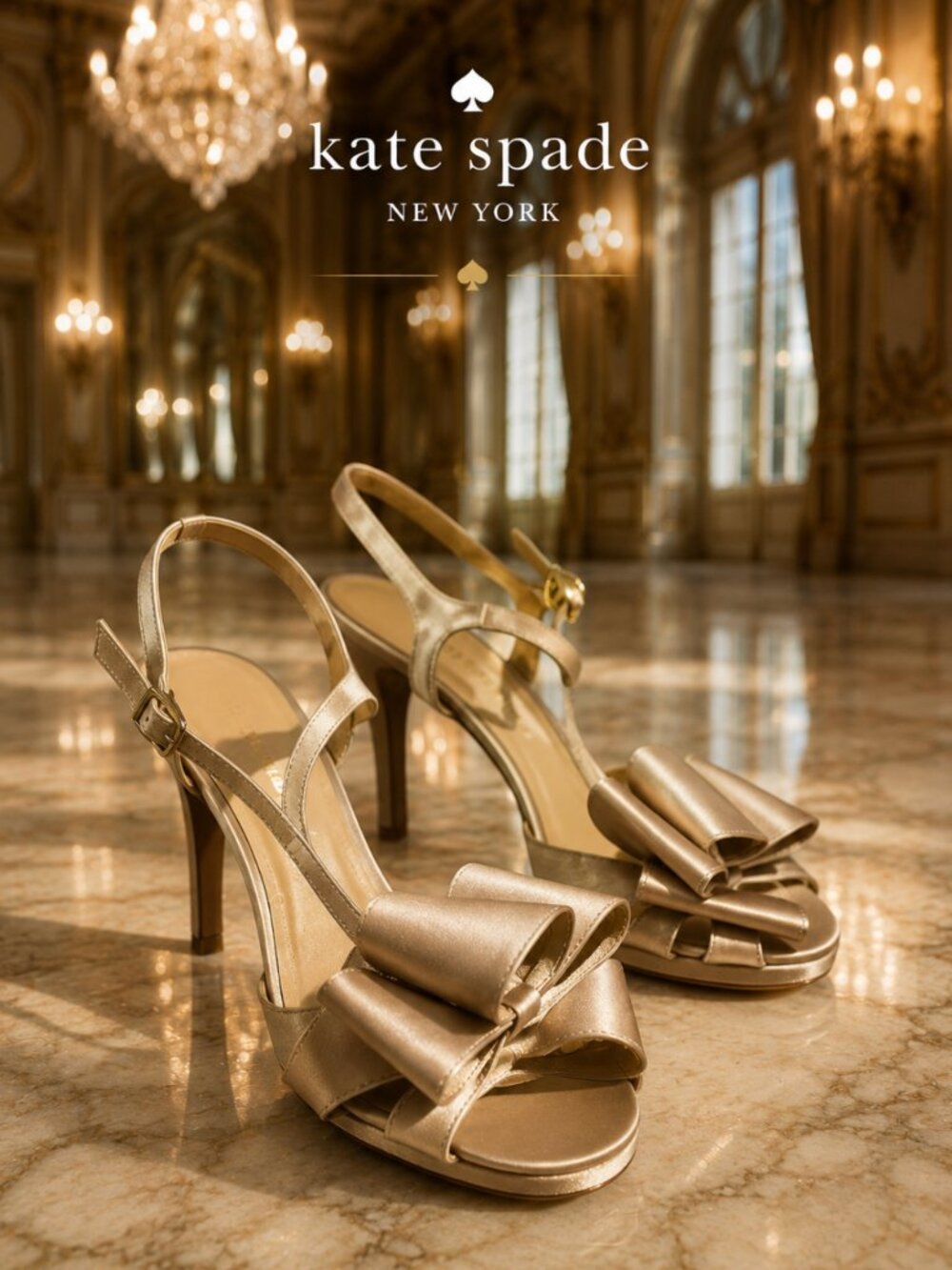 Kate Spade Bow Pumps - size 8